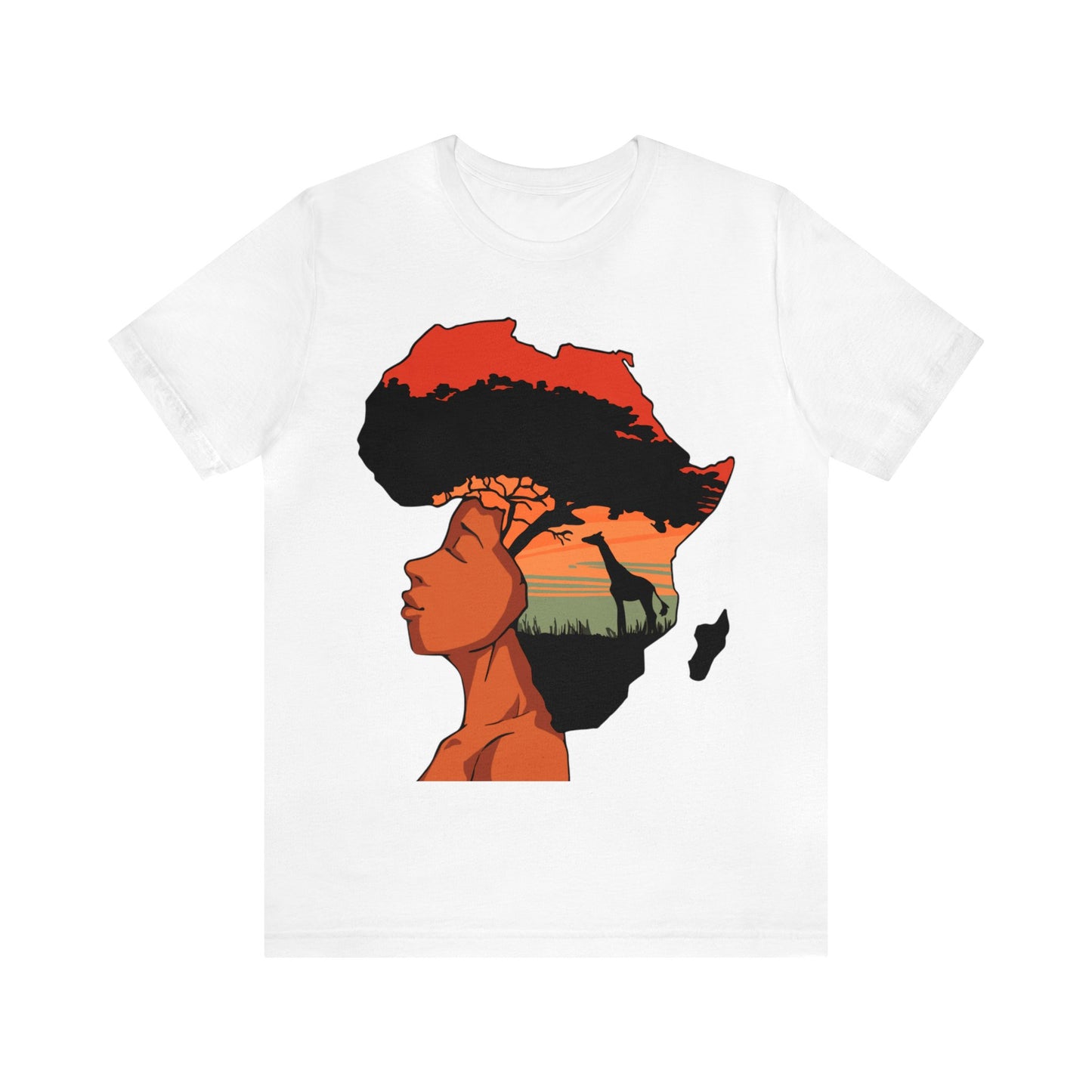AFRICA MIND TREE - Bella Canvas - Unisex Jersey Short Sleeve Tee