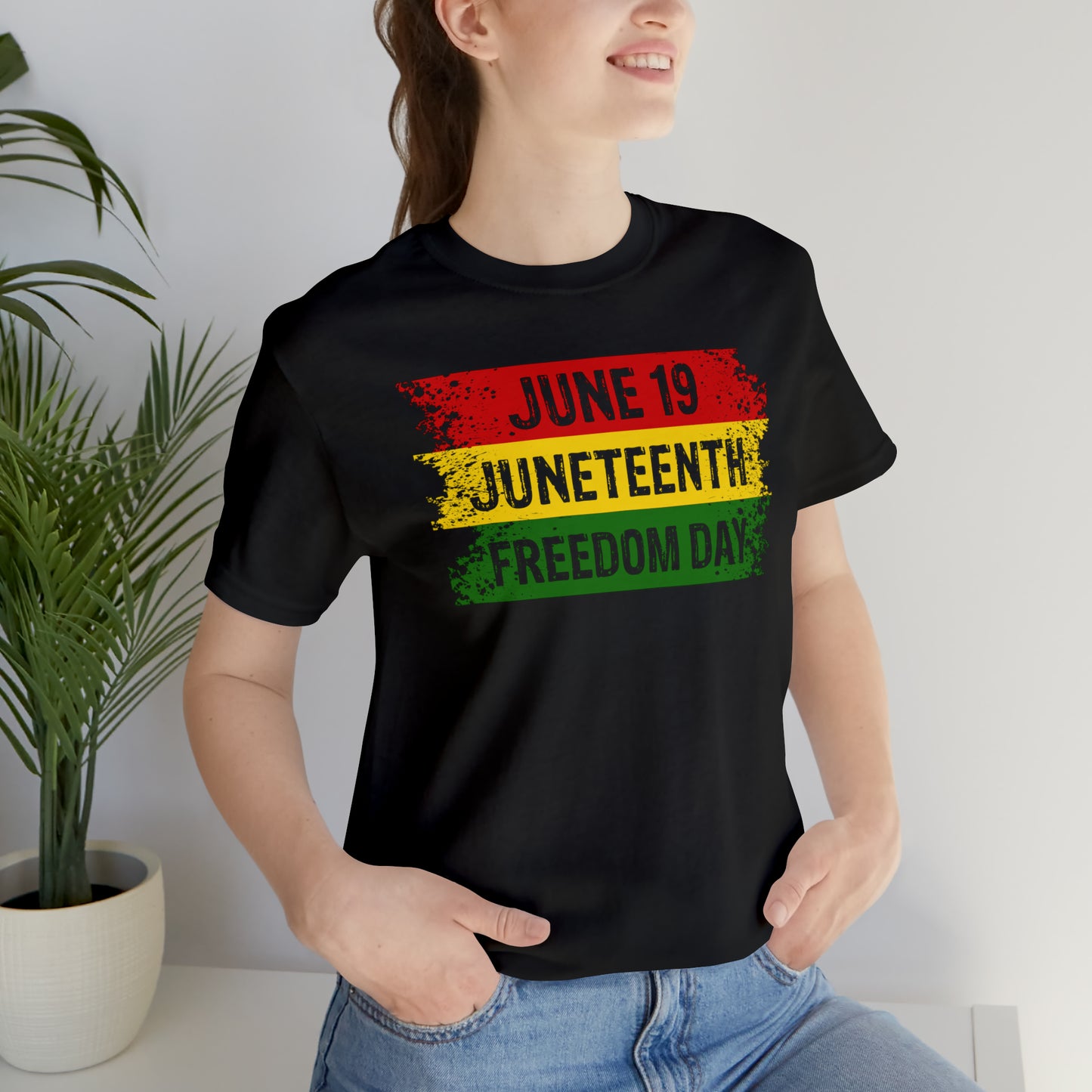 Unisex Jersey Short Sleeve Tee - JUNETEENTH - FREEDOM DAY