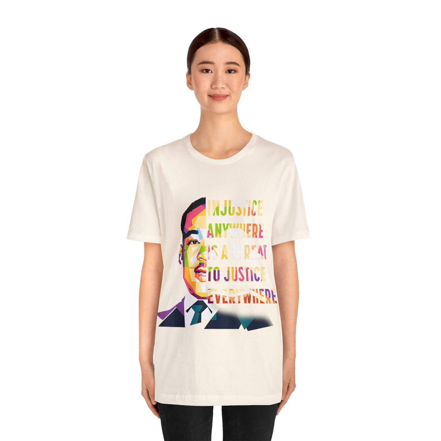MLK Quote Martin Luther - Bella Canvas -  Unisex Jersey Short Sleeve Tee