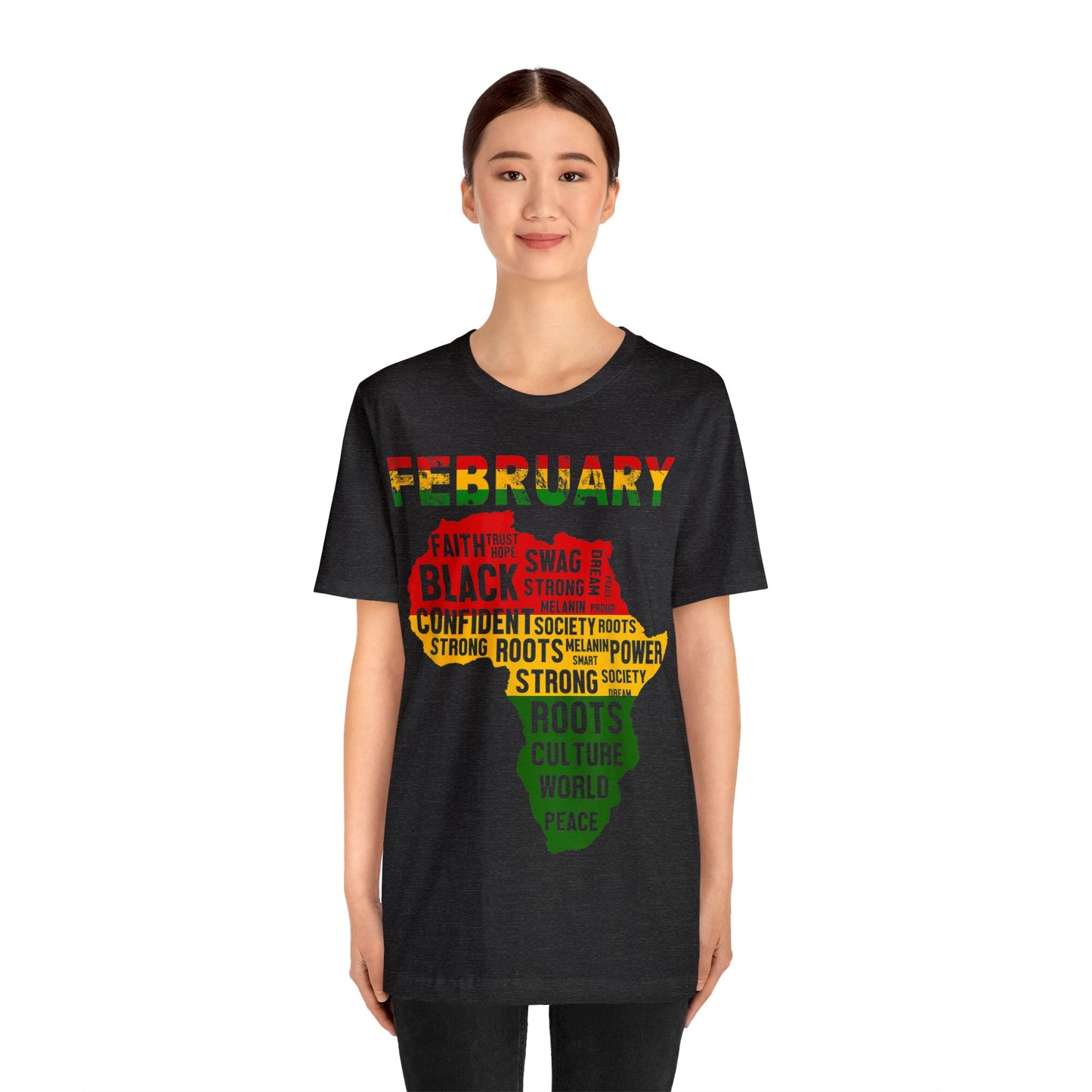 African Map Colors  - Bella Canvas -  Unisex Jersey Short Sleeve Tee