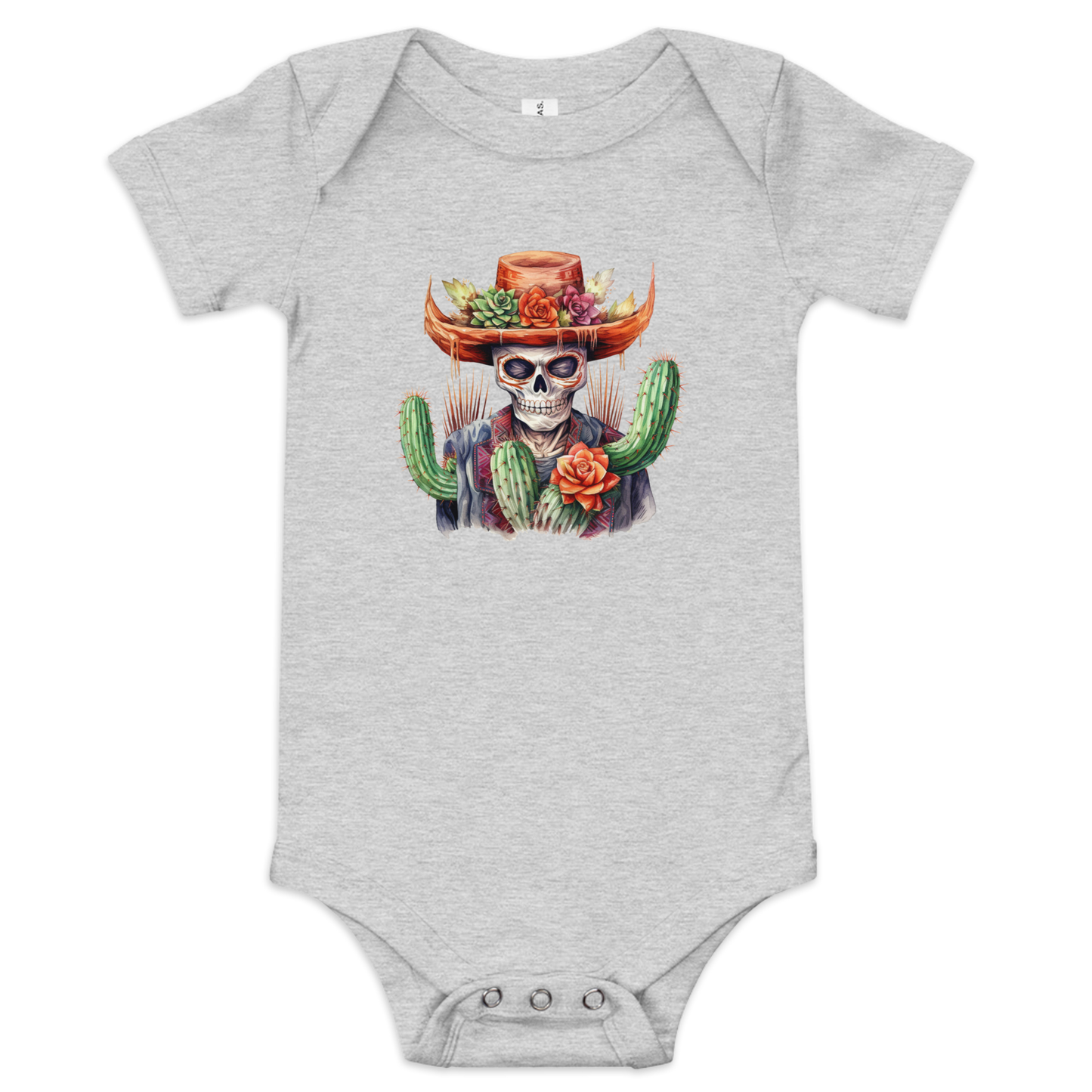 Skeleton with Cactus Hat