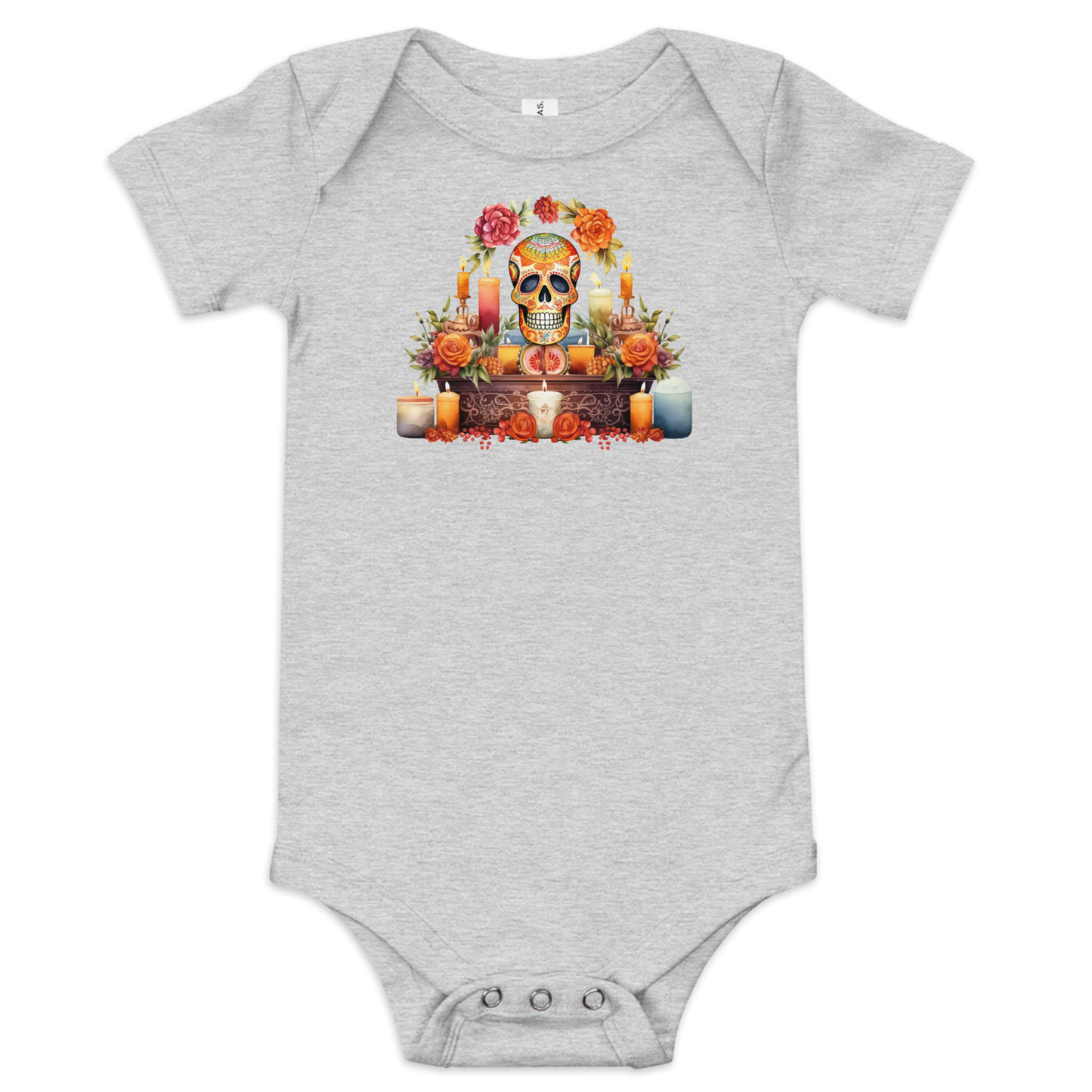 Floral Sugar Skull Altar Shirt