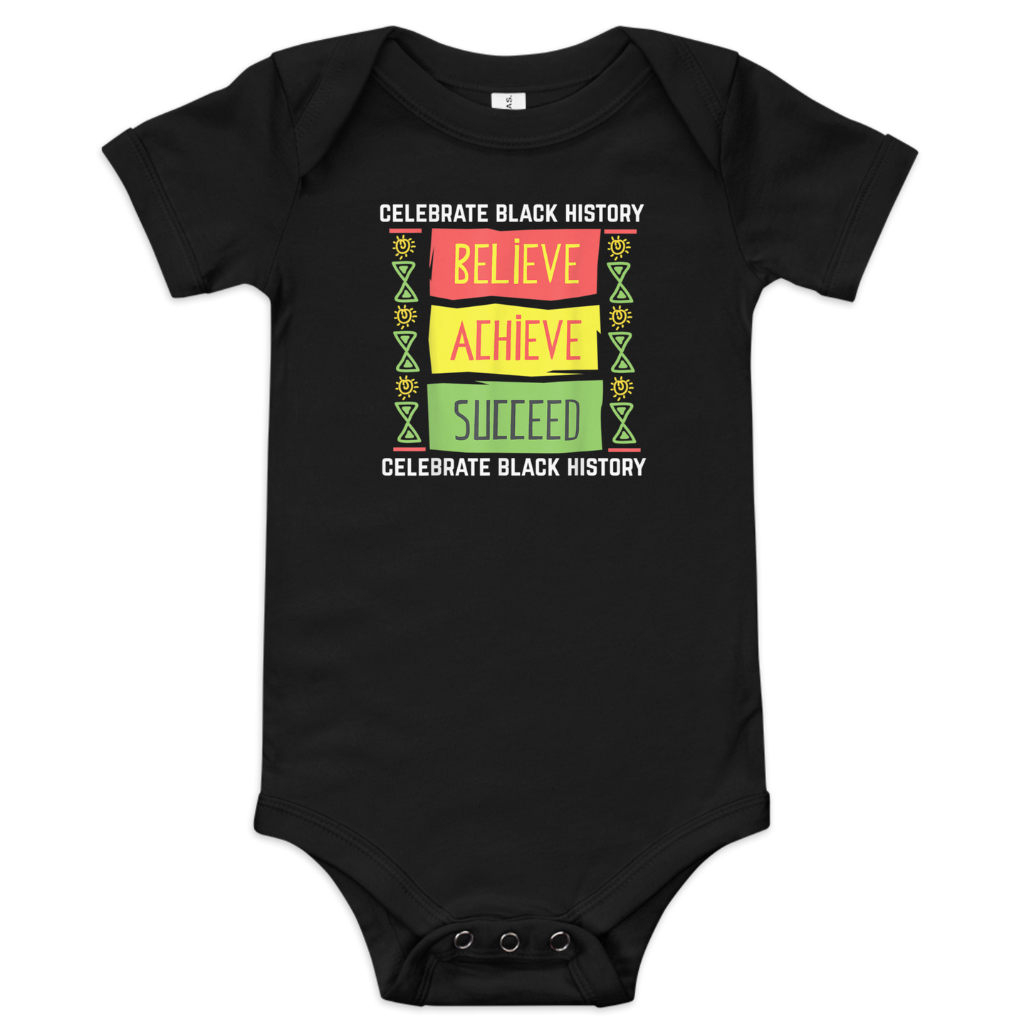 Believe Achieve Succeed Black History Gift Political Shirt T-Shirt