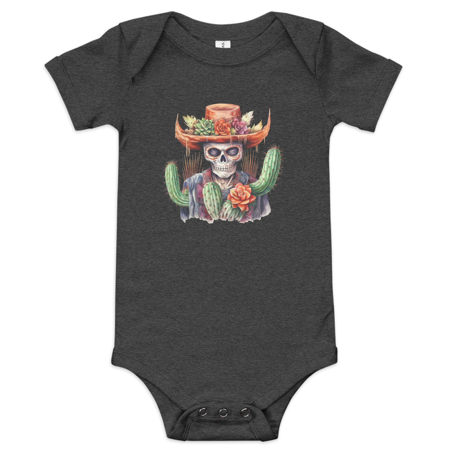 Skeleton with Cactus Hat