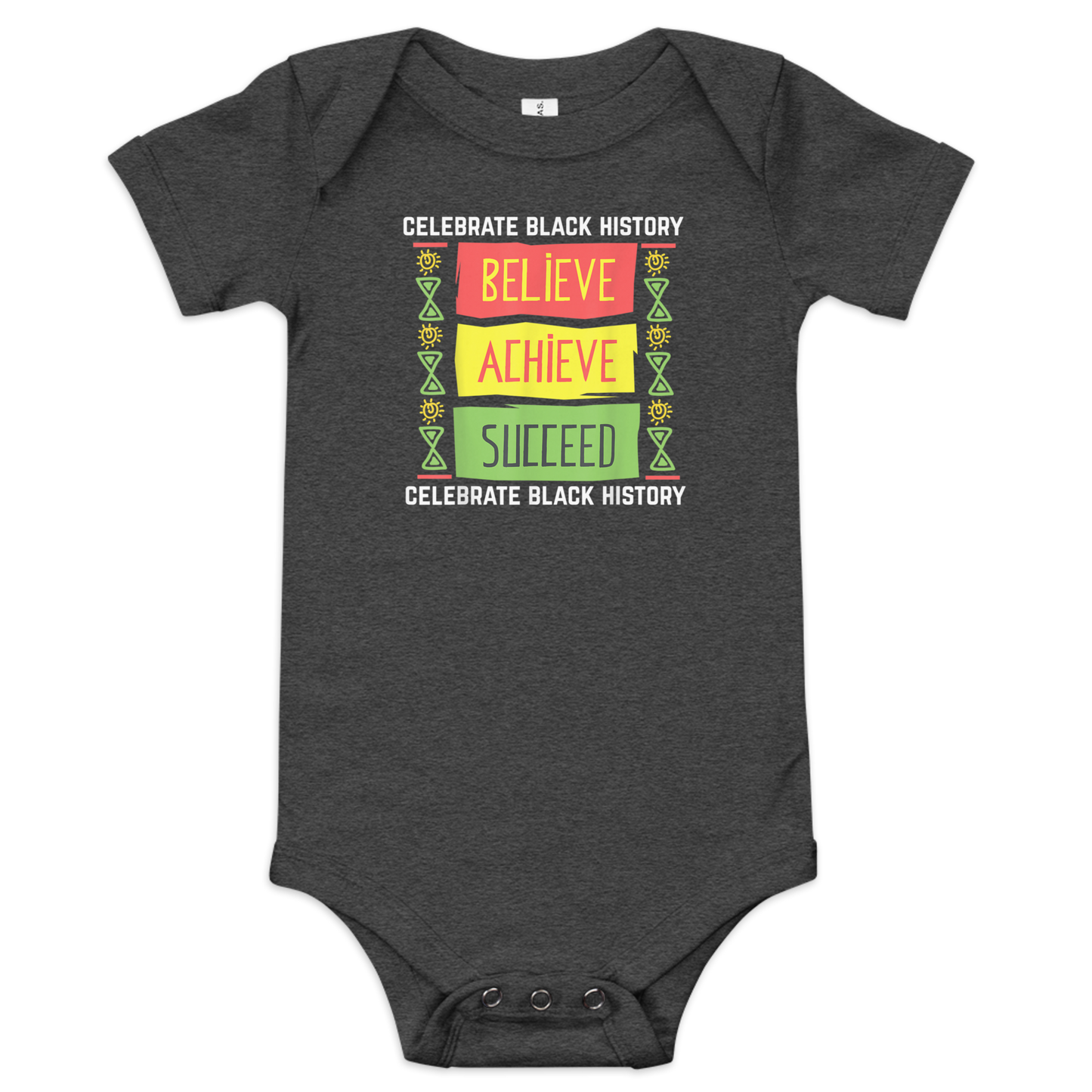 Believe Achieve Succeed Black History Gift Political Shirt T-Shirt