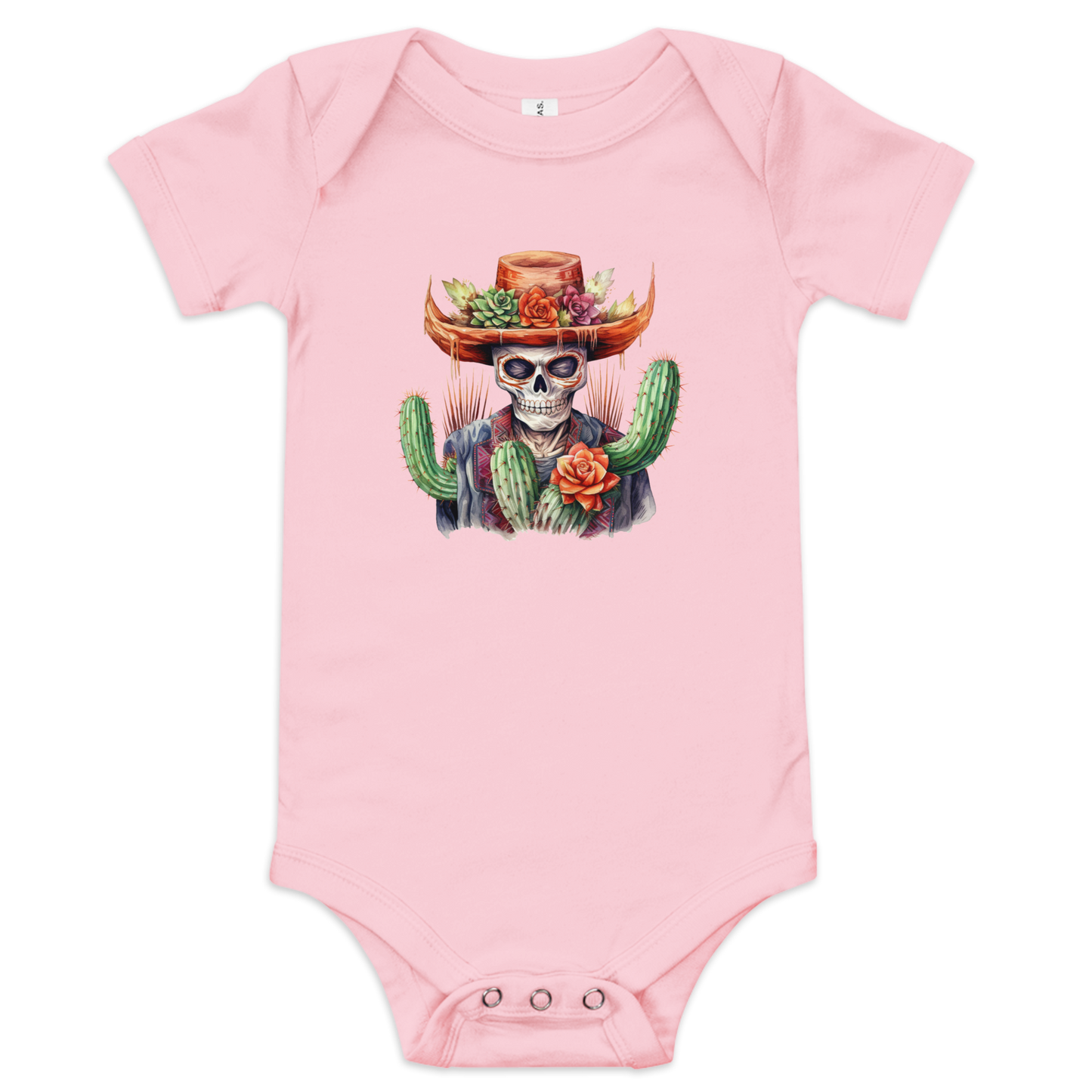 Skeleton with Cactus Hat
