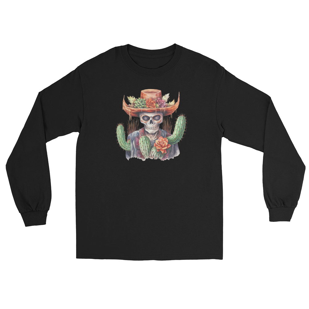 Skeleton with Cactus Hat