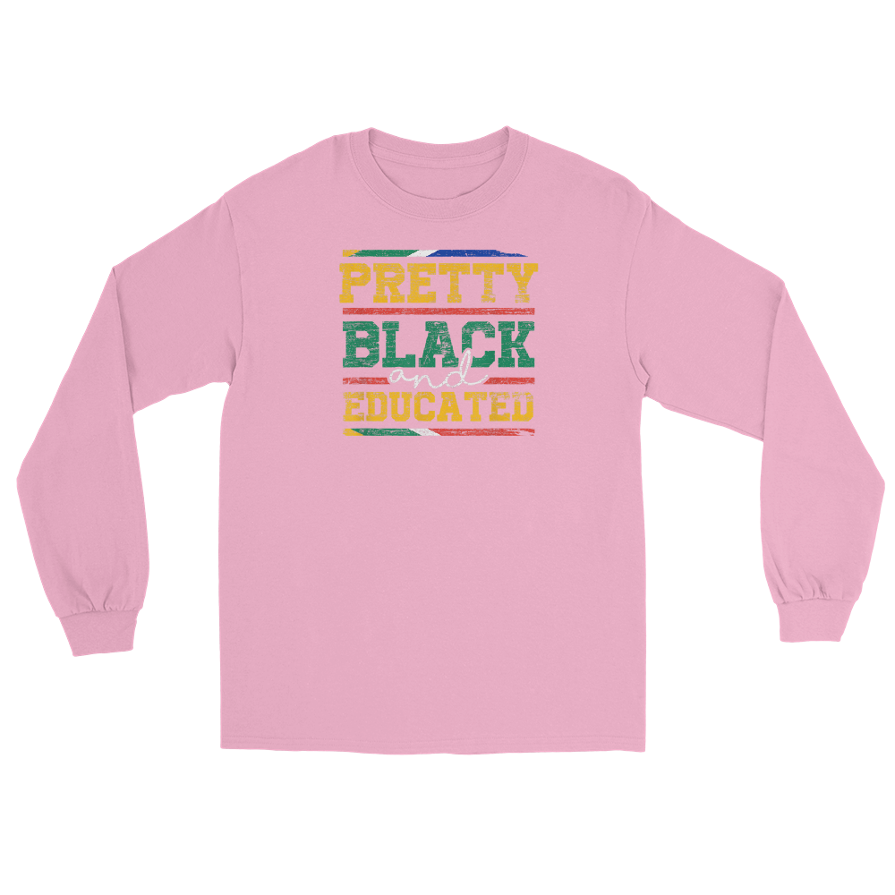 Pretty Black And Educated Women Gift Black History Month T-Shirt