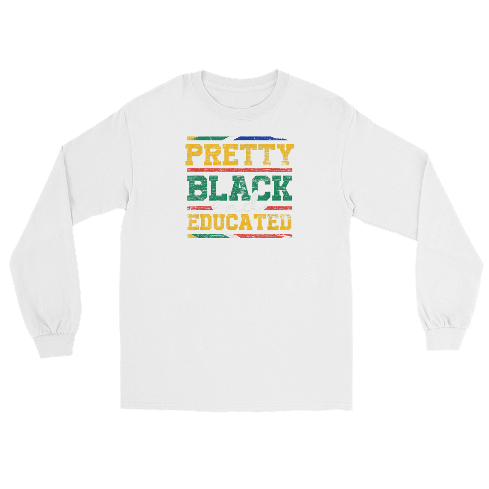 Pretty Black And Educated Women Gift Black History Month T-Shirt