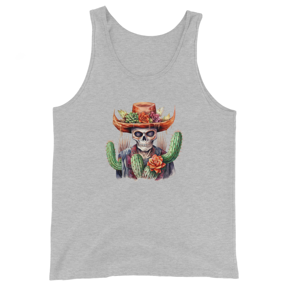 Skeleton with Cactus Hat