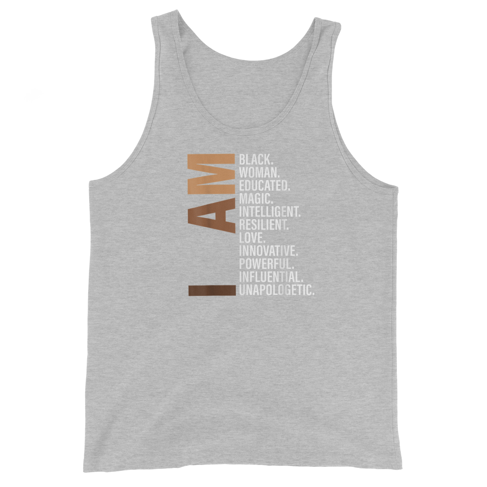 I Am Black Woman Educated Melanin Black History Month Gift T-Shirt