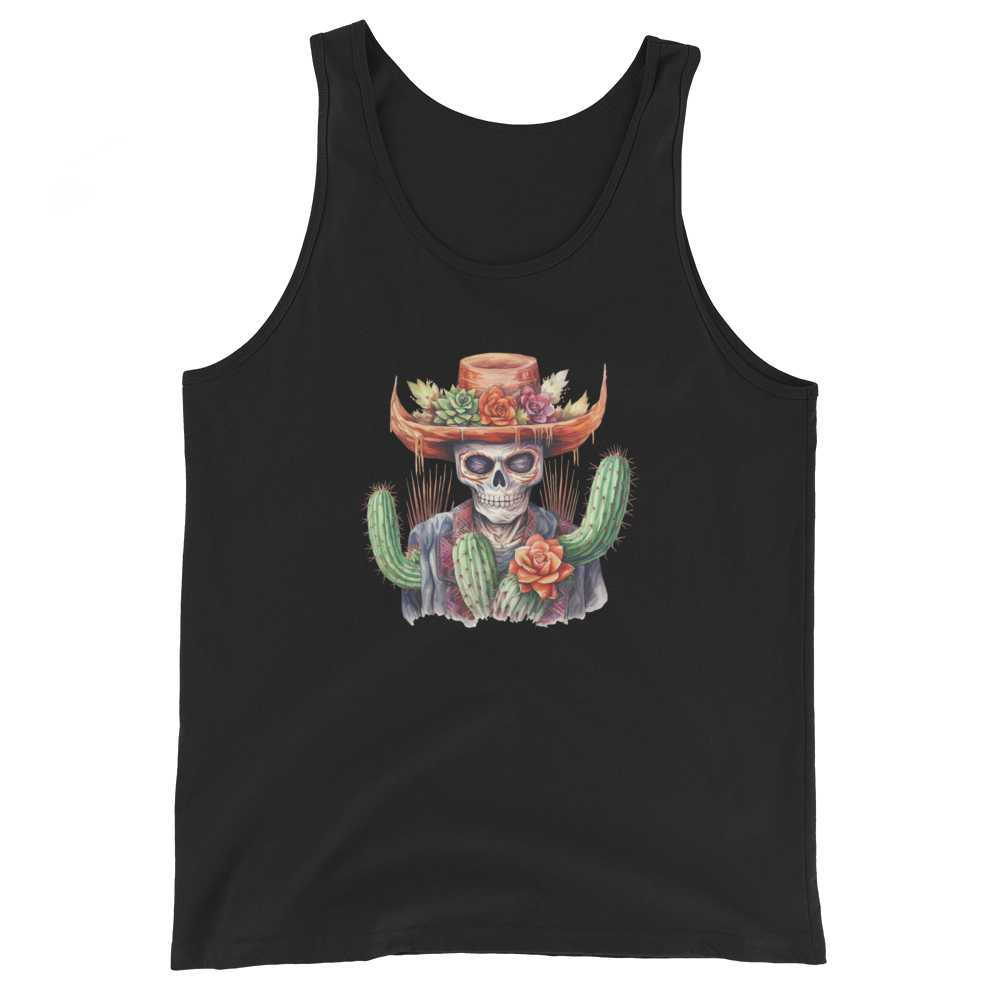 Skeleton with Cactus Hat