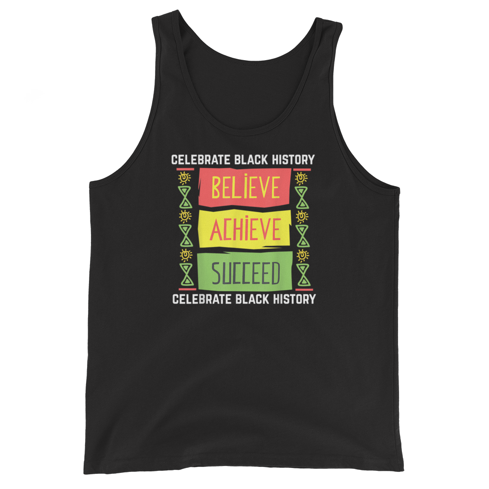 Believe Achieve Succeed Black History Gift Political Shirt T-Shirt
