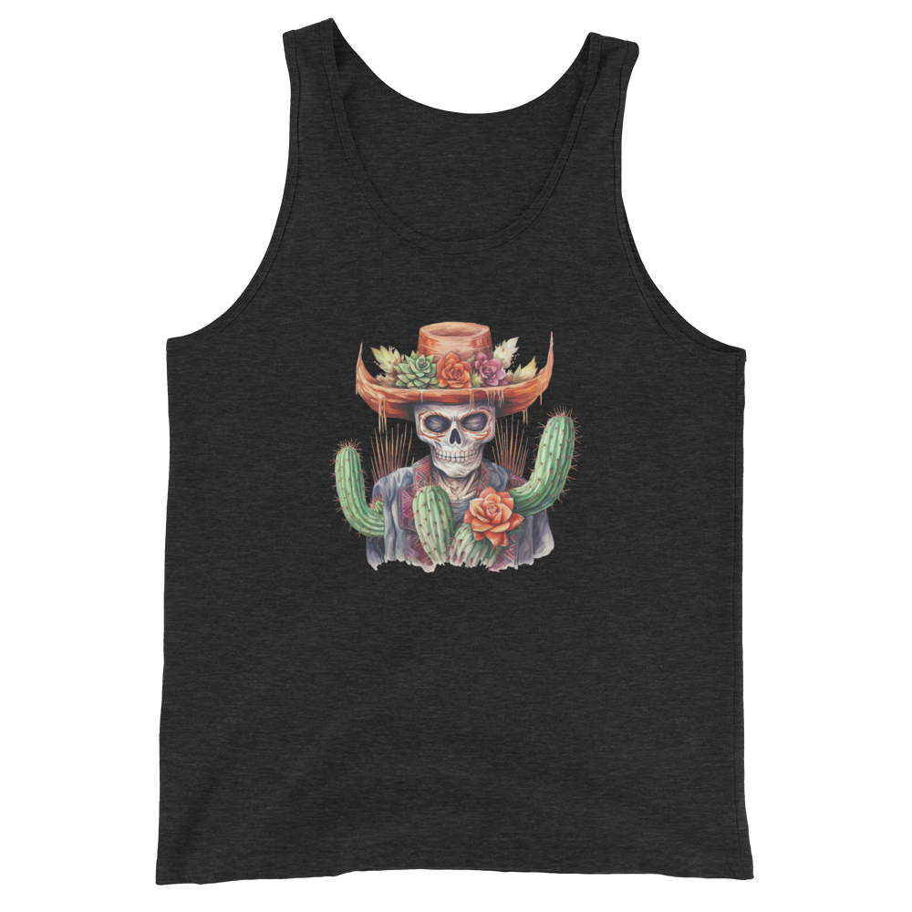 Skeleton with Cactus Hat