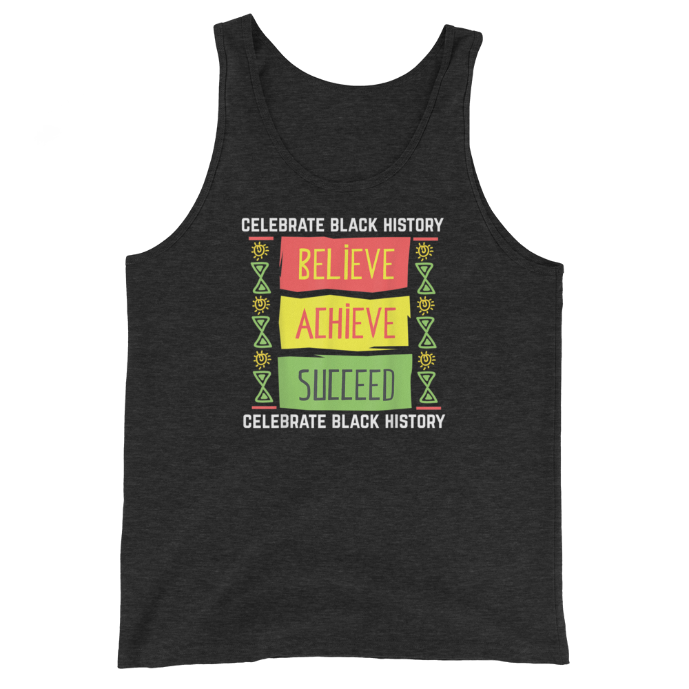 Believe Achieve Succeed Black History Gift Political Shirt T-Shirt