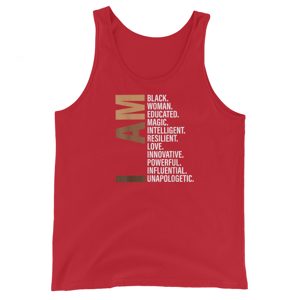 I Am Black Woman Educated Melanin Black History Month Gift T-Shirt