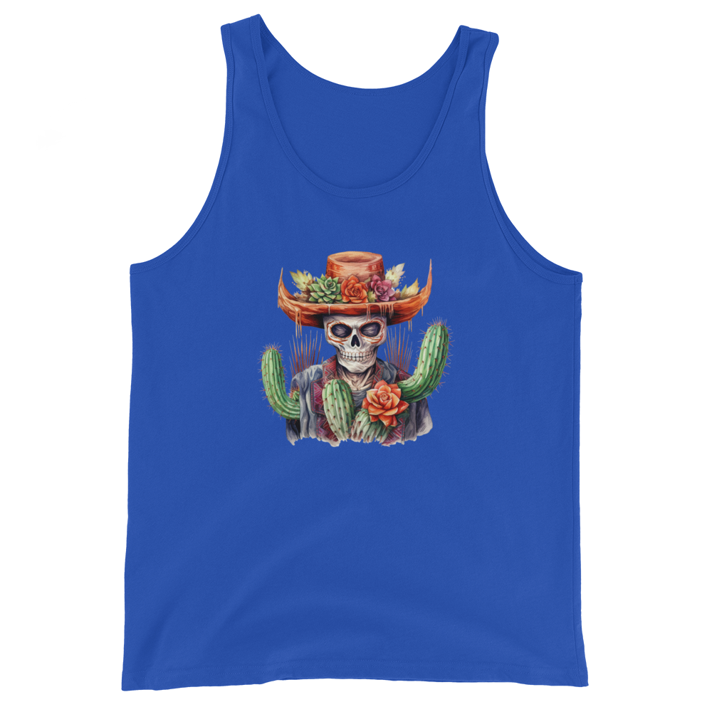 Skeleton with Cactus Hat