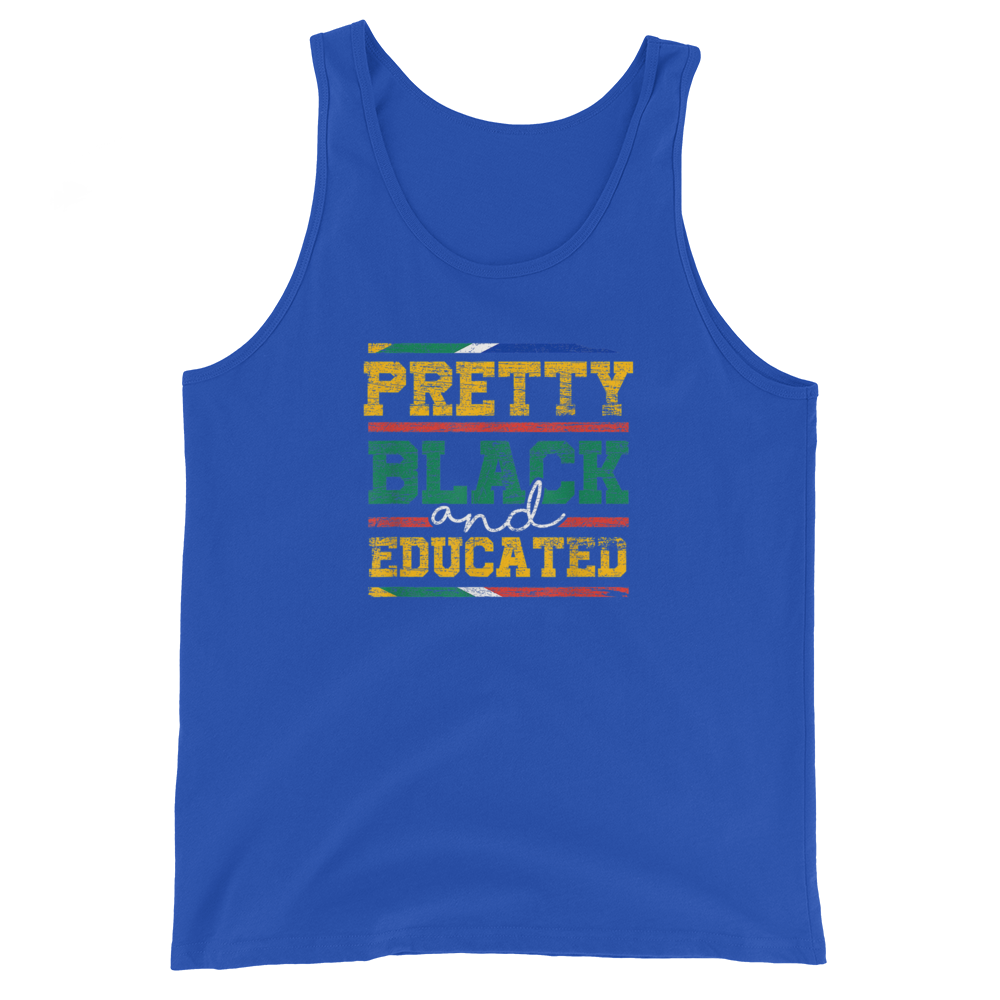 Pretty Black And Educated Women Gift Black History Month T-Shirt