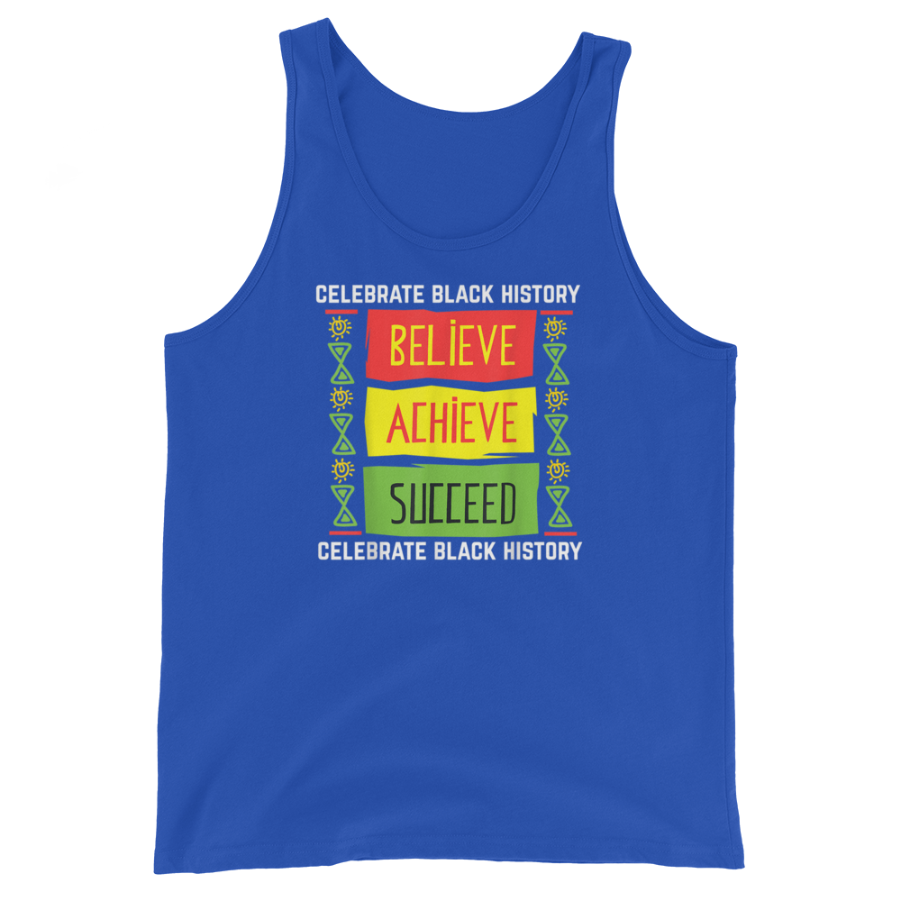Believe Achieve Succeed Black History Gift Political Shirt T-Shirt