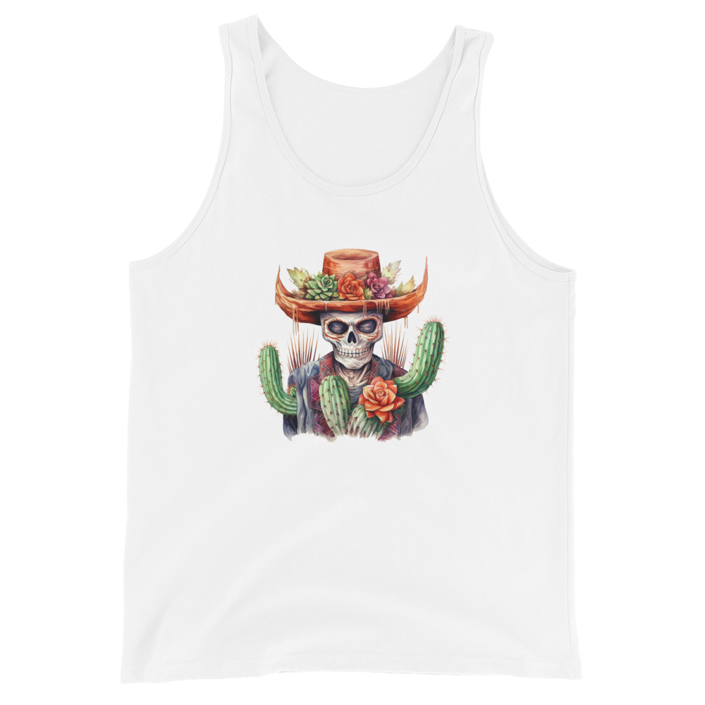 Skeleton with Cactus Hat