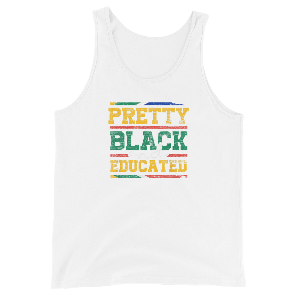 Pretty Black And Educated Women Gift Black History Month T-Shirt
