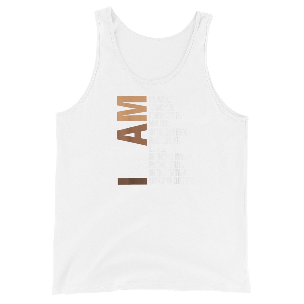 I Am Black Woman Educated Melanin Black History Month Gift T-Shirt