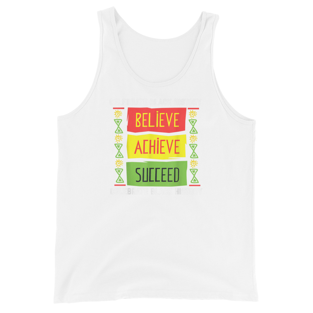 Believe Achieve Succeed Black History Gift Political Shirt T-Shirt