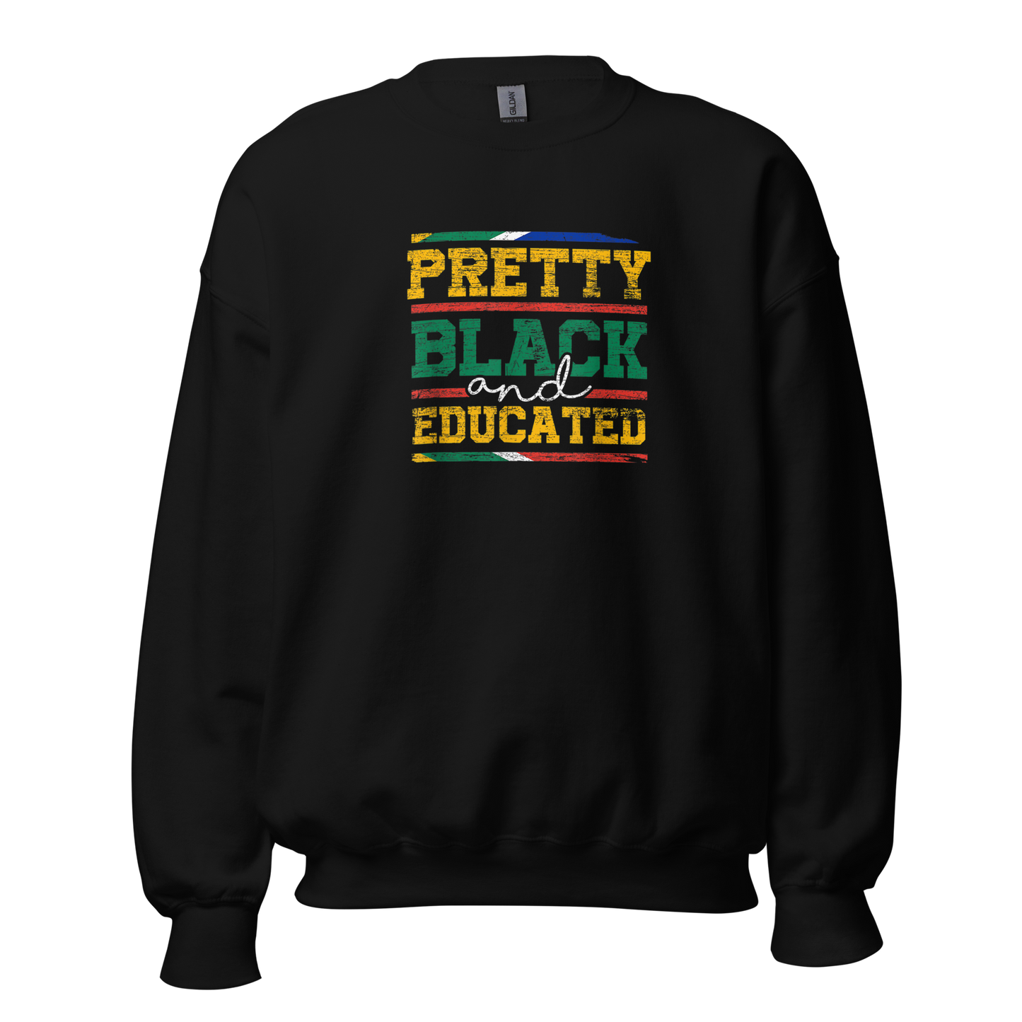 Pretty Black And Educated Women Gift Black History Month T-Shirt