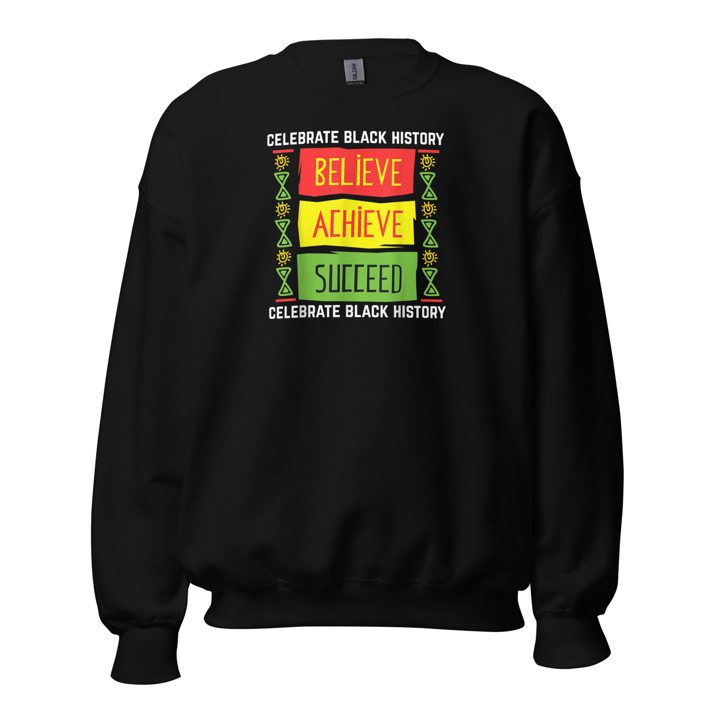 Believe Achieve Succeed Black History Gift Political Shirt T-Shirt