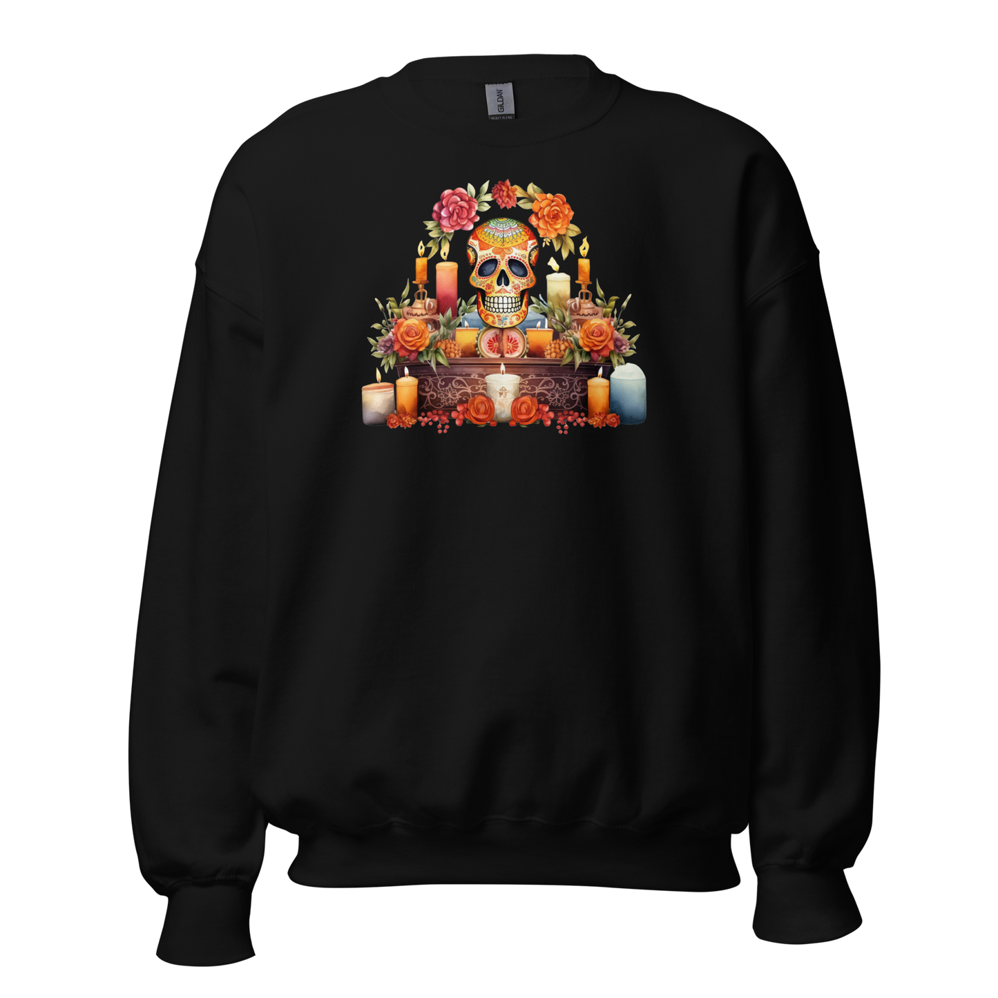 Floral Sugar Skull Altar Shirt