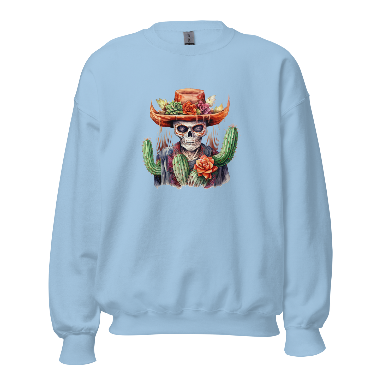 Skeleton with Cactus Hat