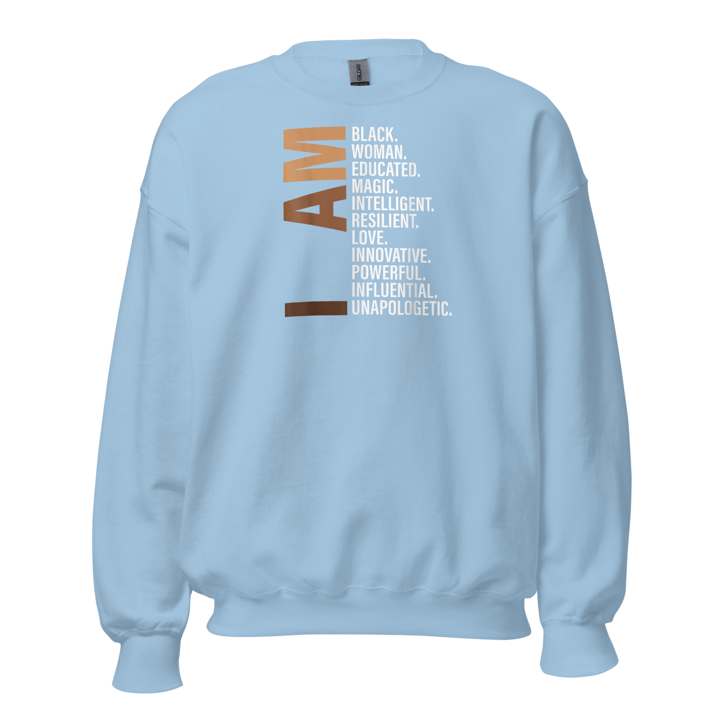 I Am Black Woman Educated Melanin Black History Month Gift T-Shirt