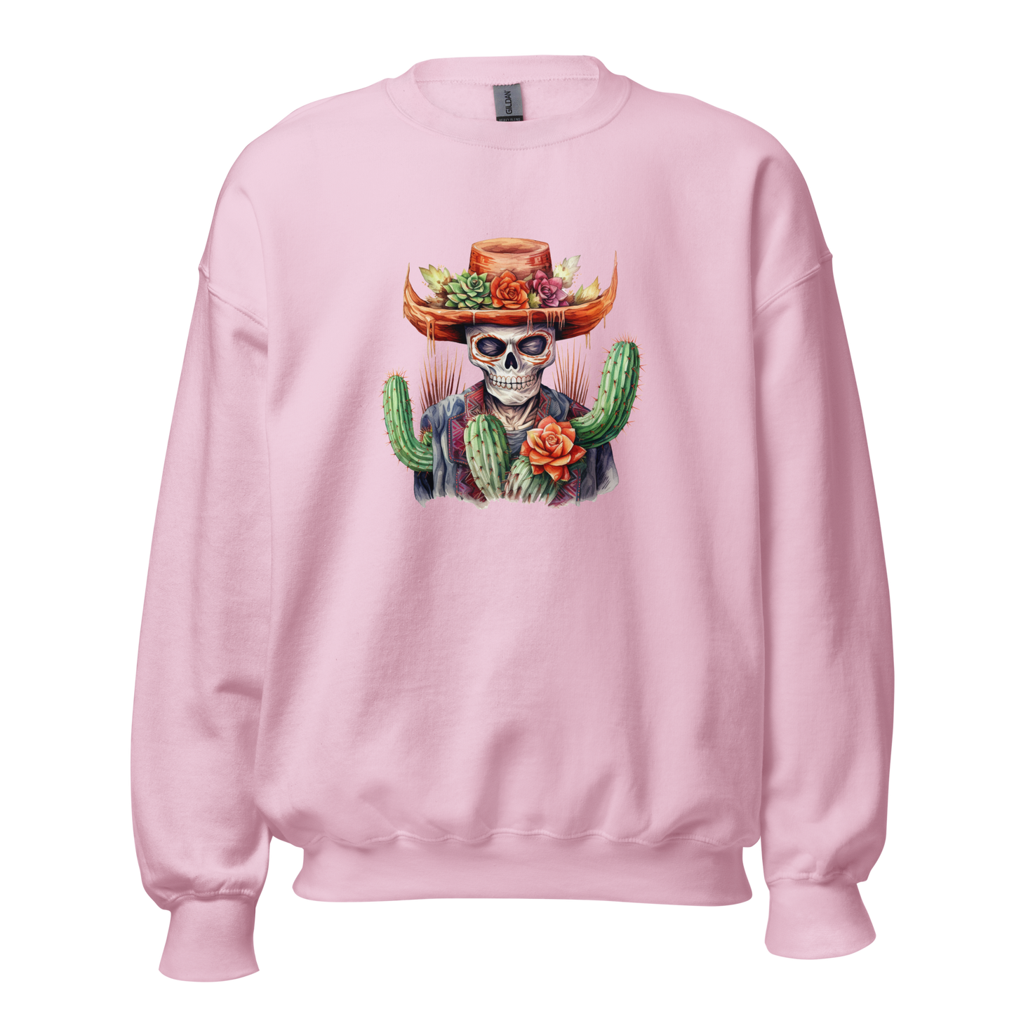 Skeleton with Cactus Hat