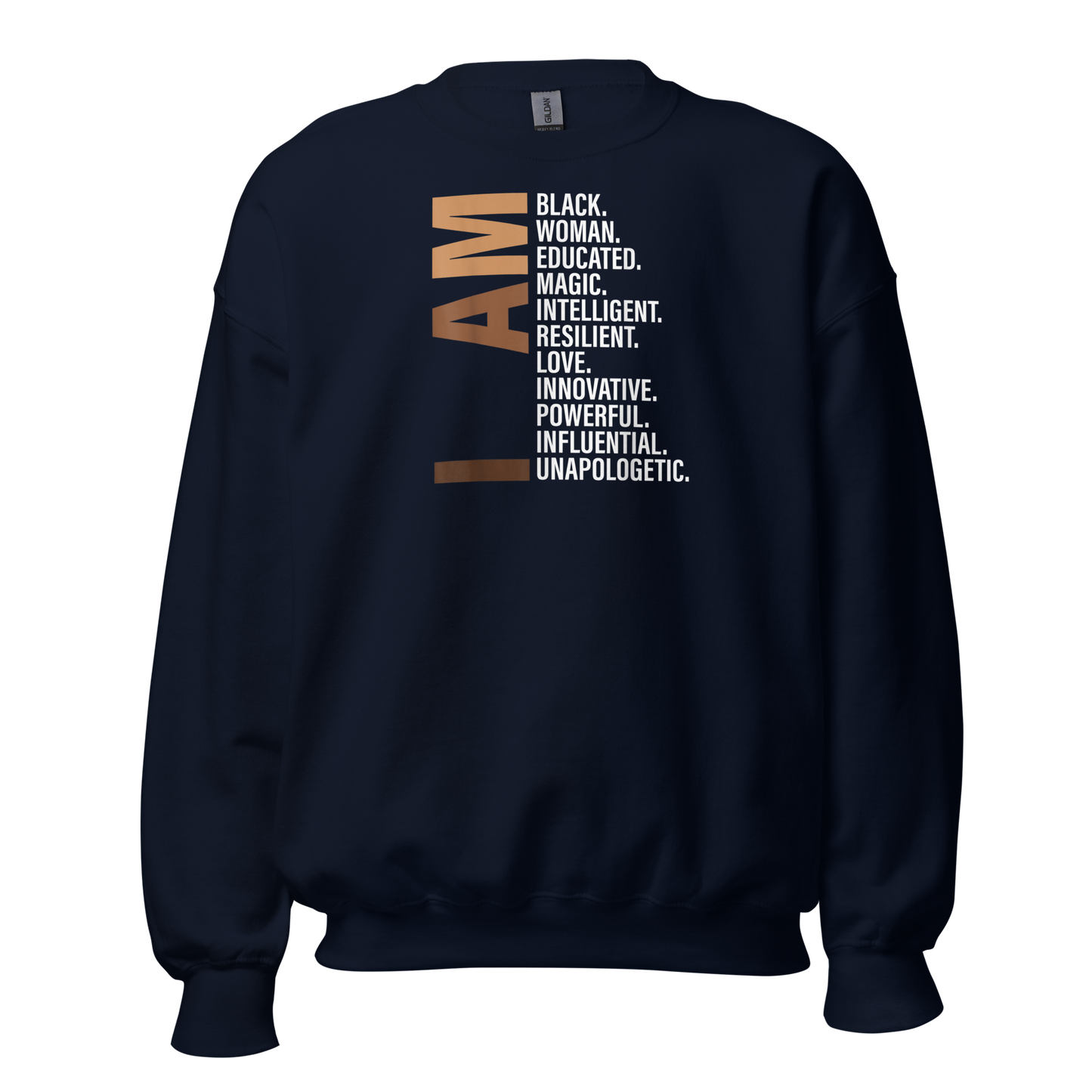 I Am Black Woman Educated Melanin Black History Month Gift T-Shirt