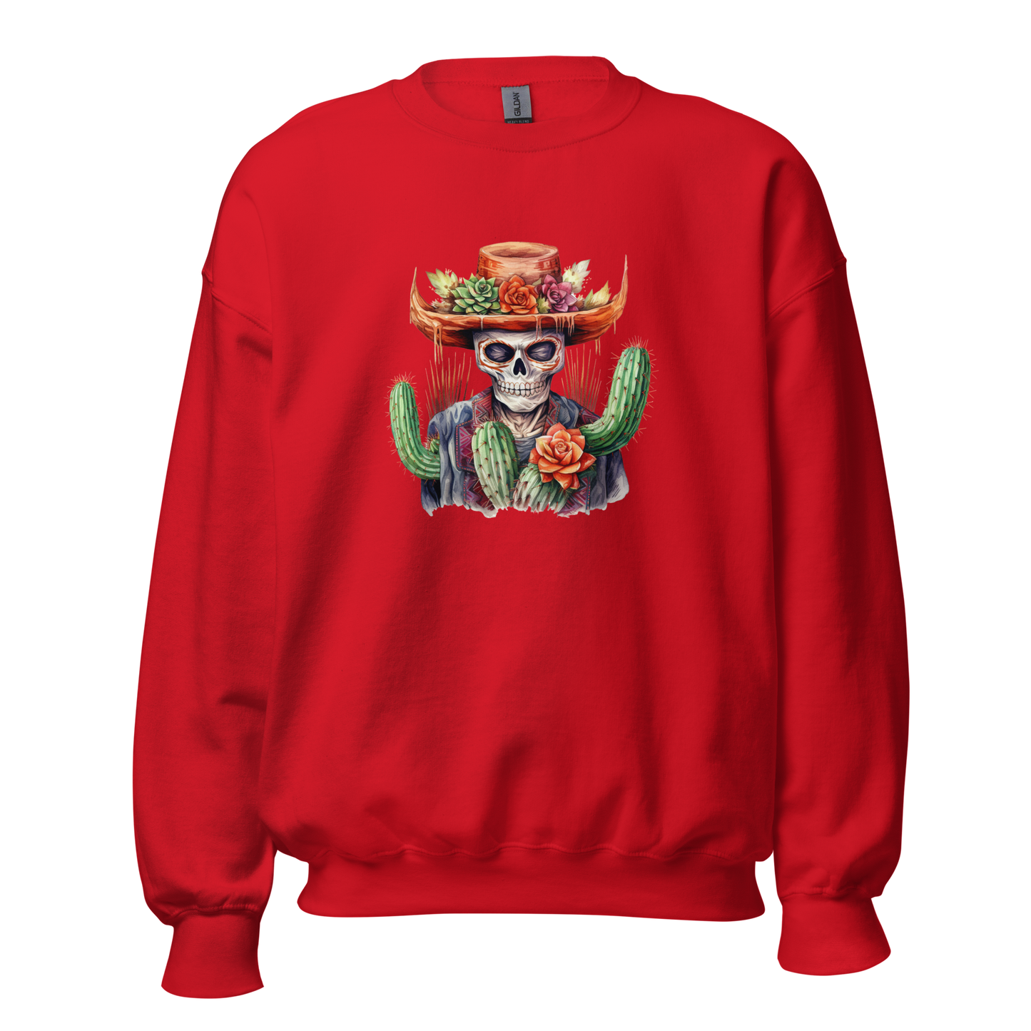 Skeleton with Cactus Hat