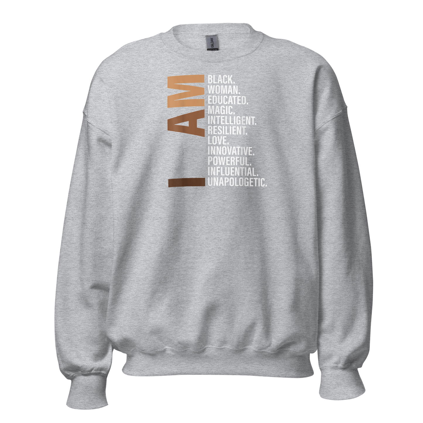 I Am Black Woman Educated Melanin Black History Month Gift T-Shirt