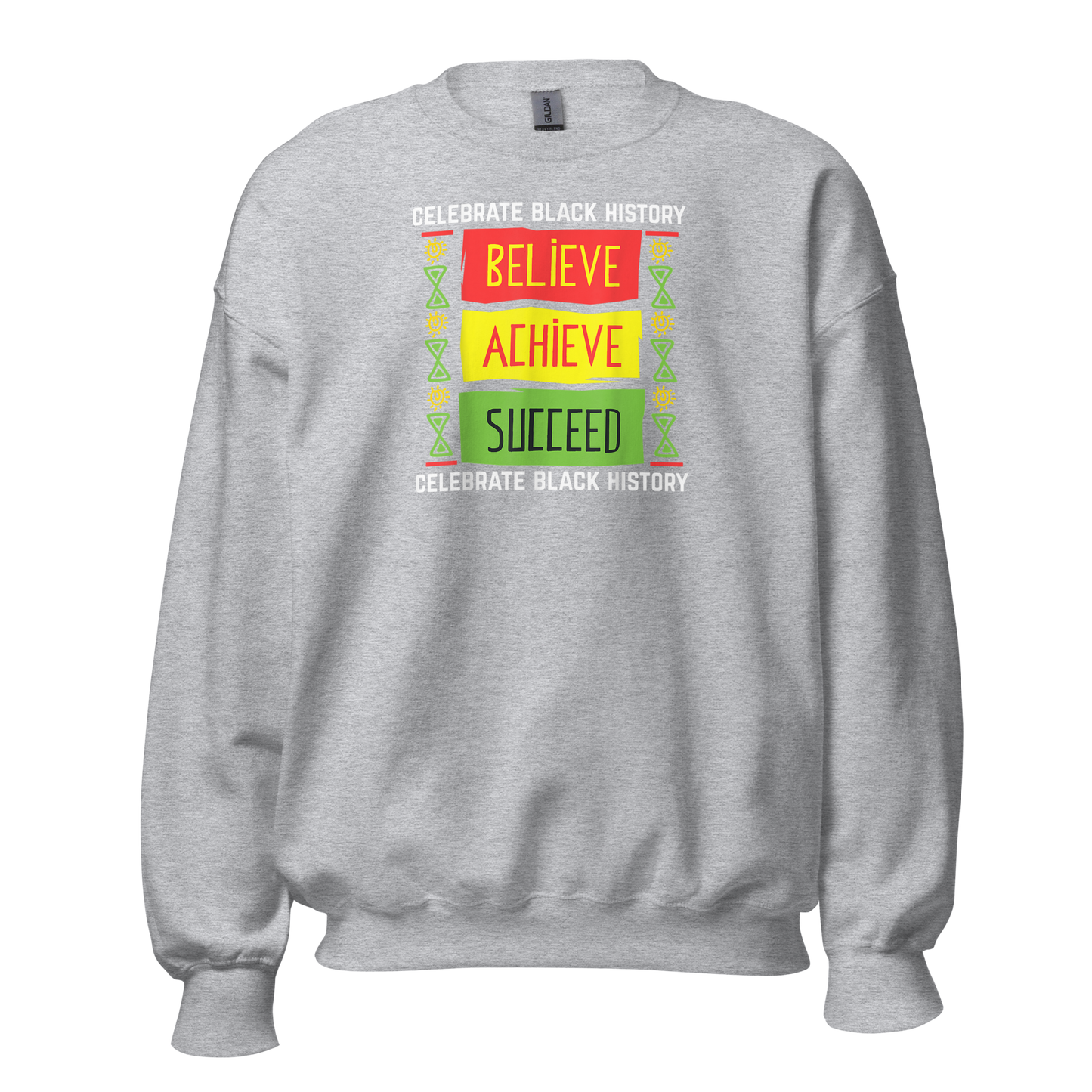 Believe Achieve Succeed Black History Gift Political Shirt T-Shirt