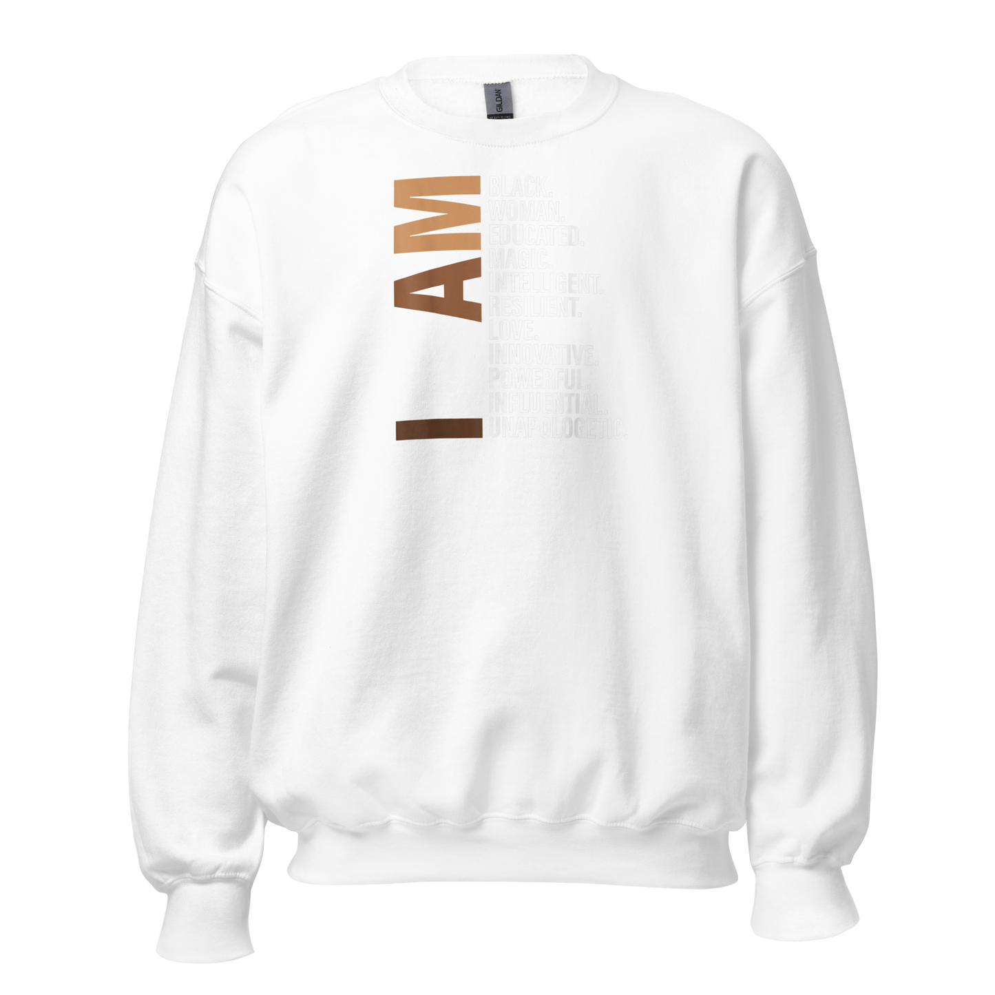 I Am Black Woman Educated Melanin Black History Month Gift T-Shirt