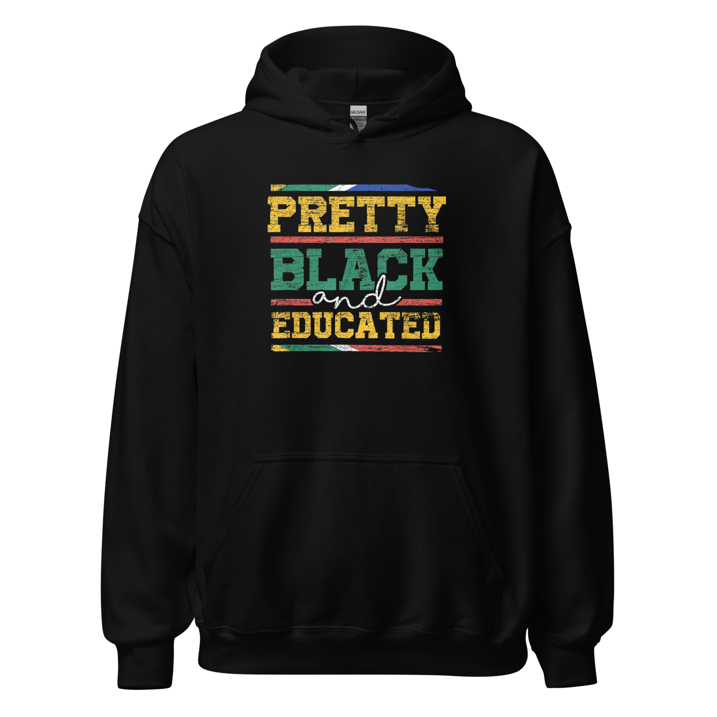 Pretty Black And Educated Women Gift Black History Month T-Shirt