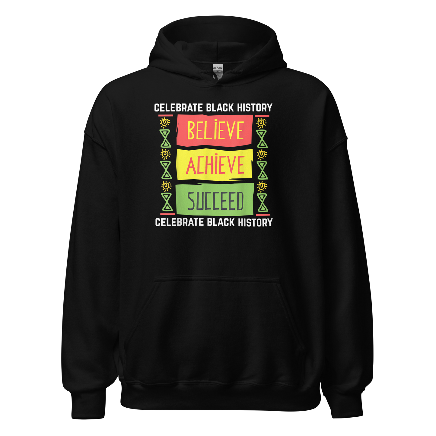 Believe Achieve Succeed Black History Gift Political Shirt T-Shirt