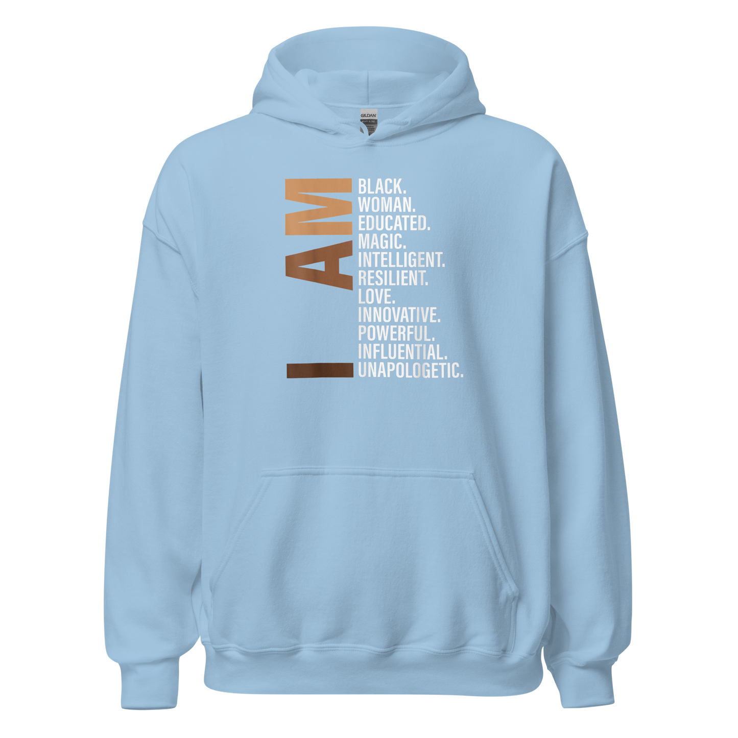 I Am Black Woman Educated Melanin Black History Month Gift T-Shirt