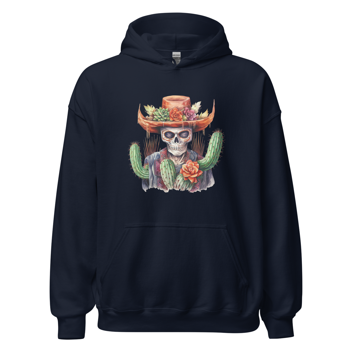 Skeleton with Cactus Hat