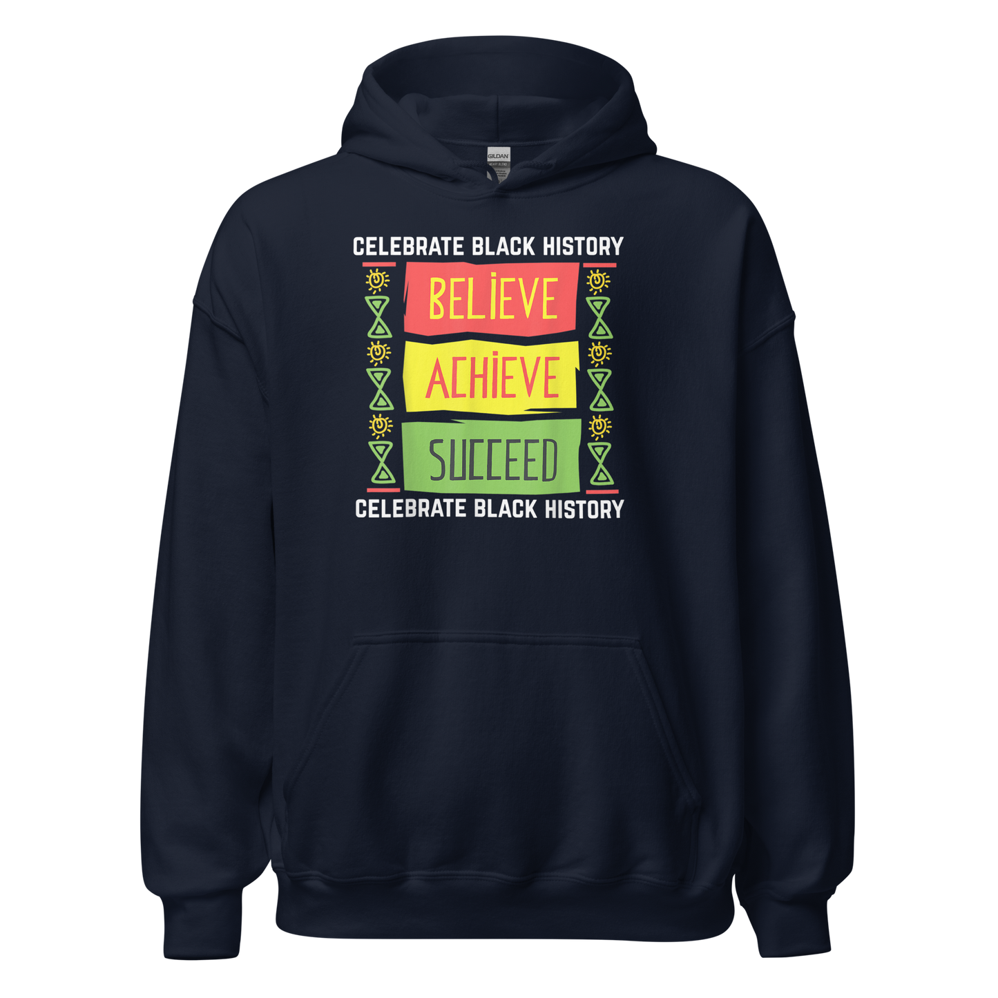 Believe Achieve Succeed Black History Gift Political Shirt T-Shirt