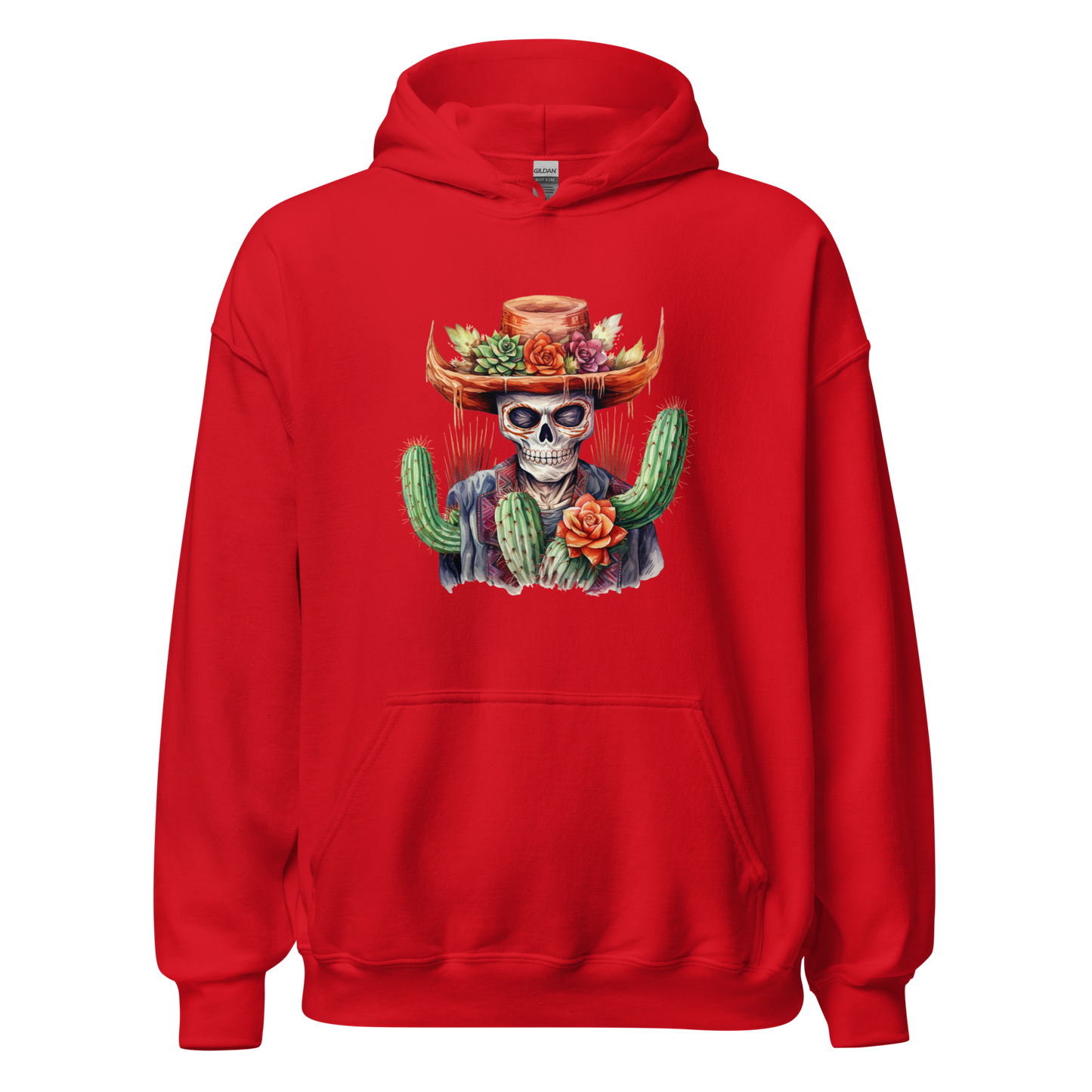 Skeleton with Cactus Hat