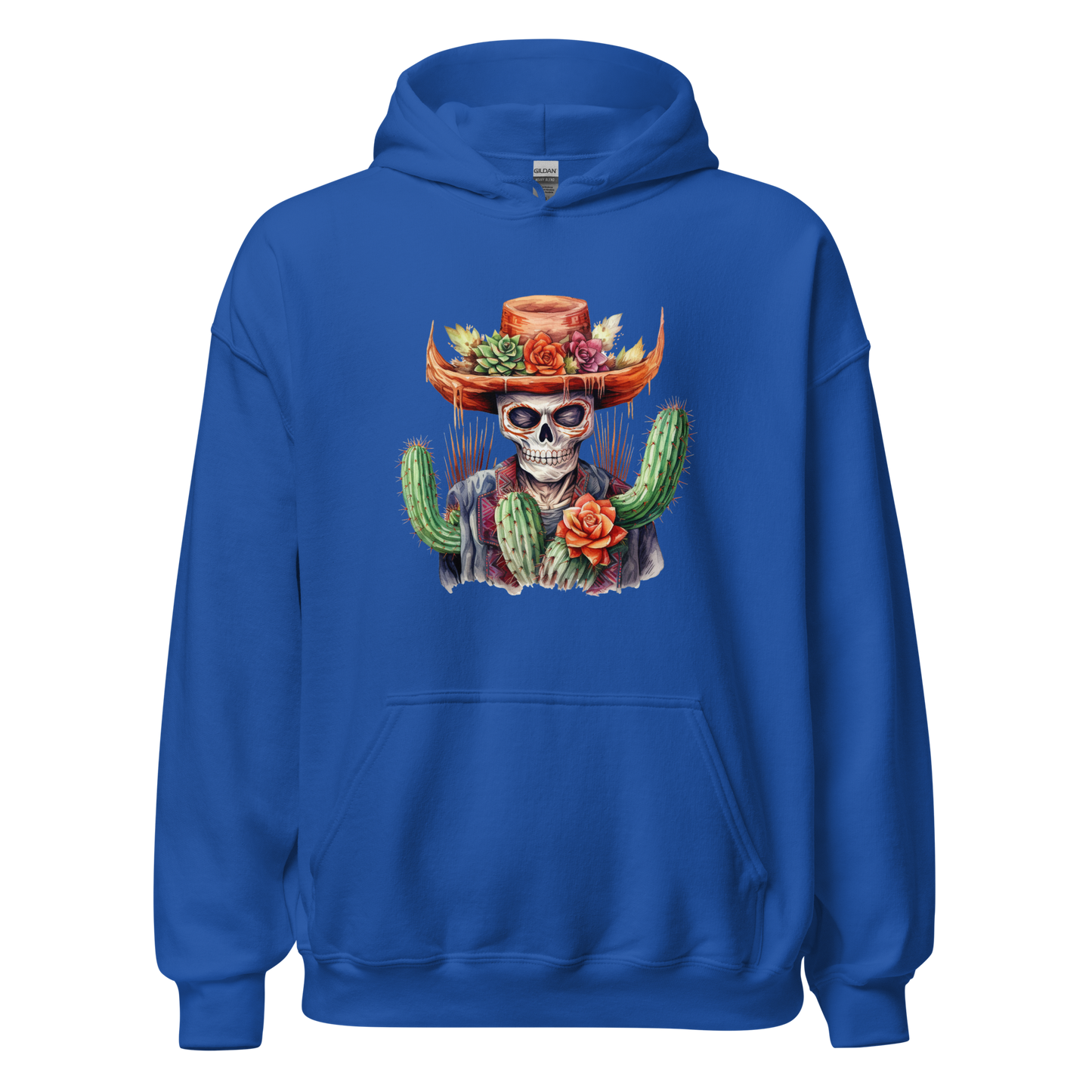 Skeleton with Cactus Hat