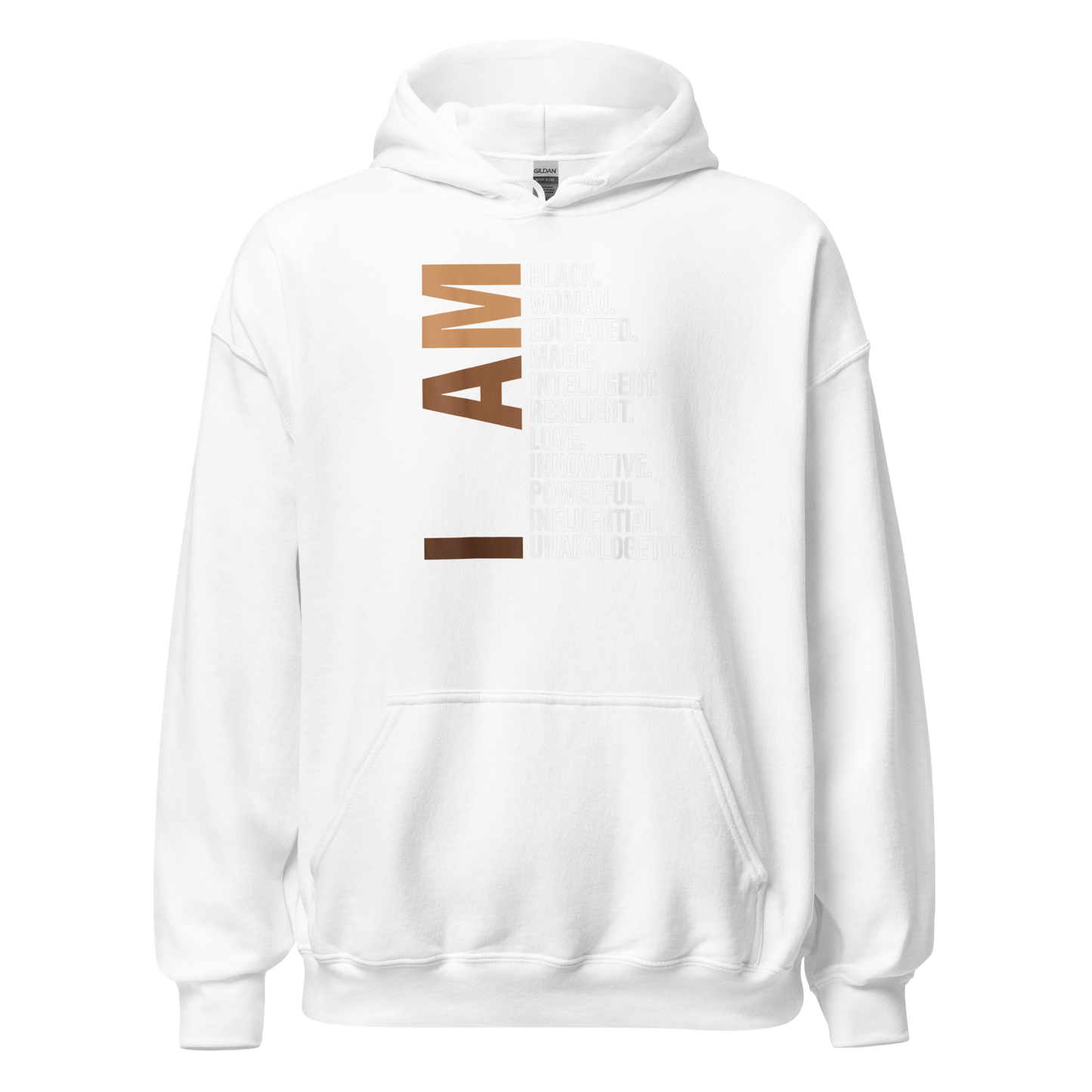 I Am Black Woman Educated Melanin Black History Month Gift T-Shirt