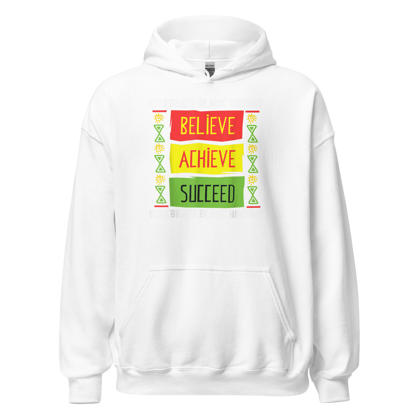 Believe Achieve Succeed Black History Gift Political Shirt T-Shirt