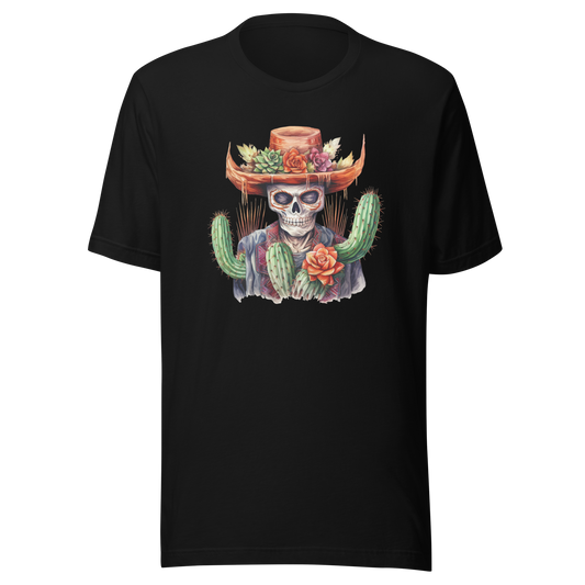 Skeleton with Cactus Hat