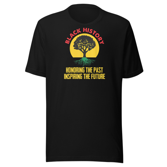 Honoring Past Inspiring Future Black History Month T-Shirt