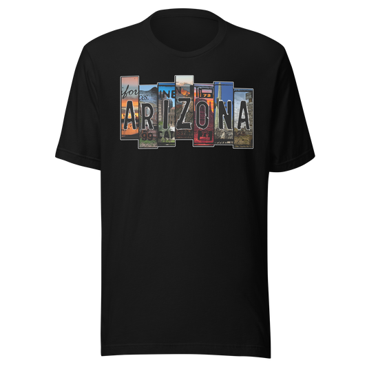 Arizona License Plate T Shirt Men Women Kids Gift